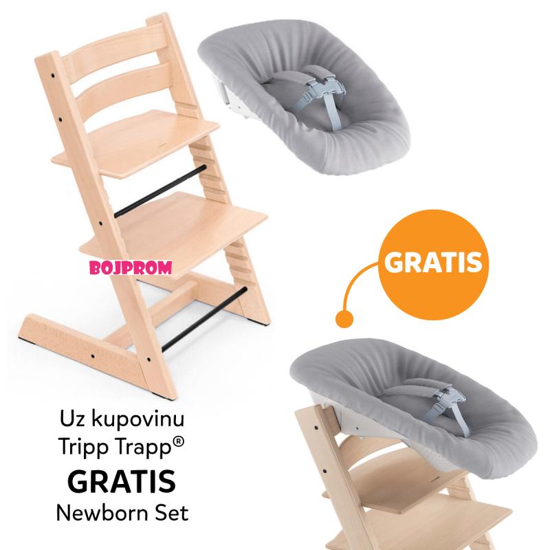 STOKKE STOLICA ZA HRANJENJE TRIPP TRAPP NATURAL 100101 
