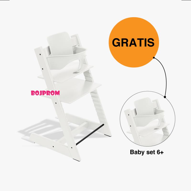 STOKKE STOLICA ZA HRANJENJE TRIPP TRAPP WHITE 100107 