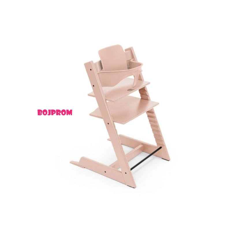 STOKKE BEBI SET TRIPP TRAPP SERENE PINK 159326 