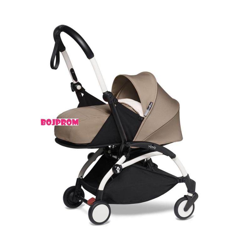 STOKKE YOYO KOLICA 0+ NEWBORN SET TAUPE 595304 - BIJELA KONSTRUKCIJA 