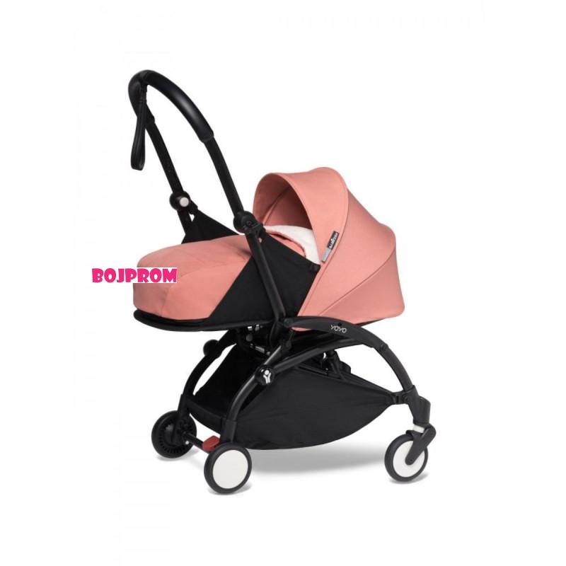 STOKKE YOYO KOLICA 0+ NEWBORN SET GINGER 595306 - CRNA KONSTRUKCIJA 