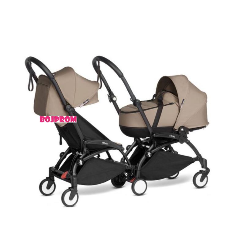 STOKKE YOYO KONEKTORI ZA DUPLA KOLICA BLACK 595202 