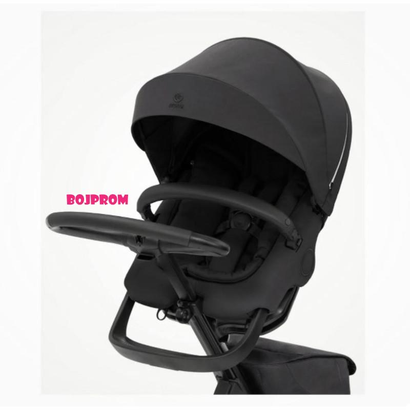 Stokke KOLICA XPLORY RICH BLACK + KORPA XPLORY RICH BLACK 