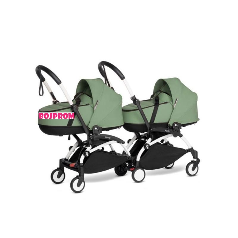 STOKKE YOYO2 KONEKTORI ZA DUPLA KOLICA WHITE 595201 