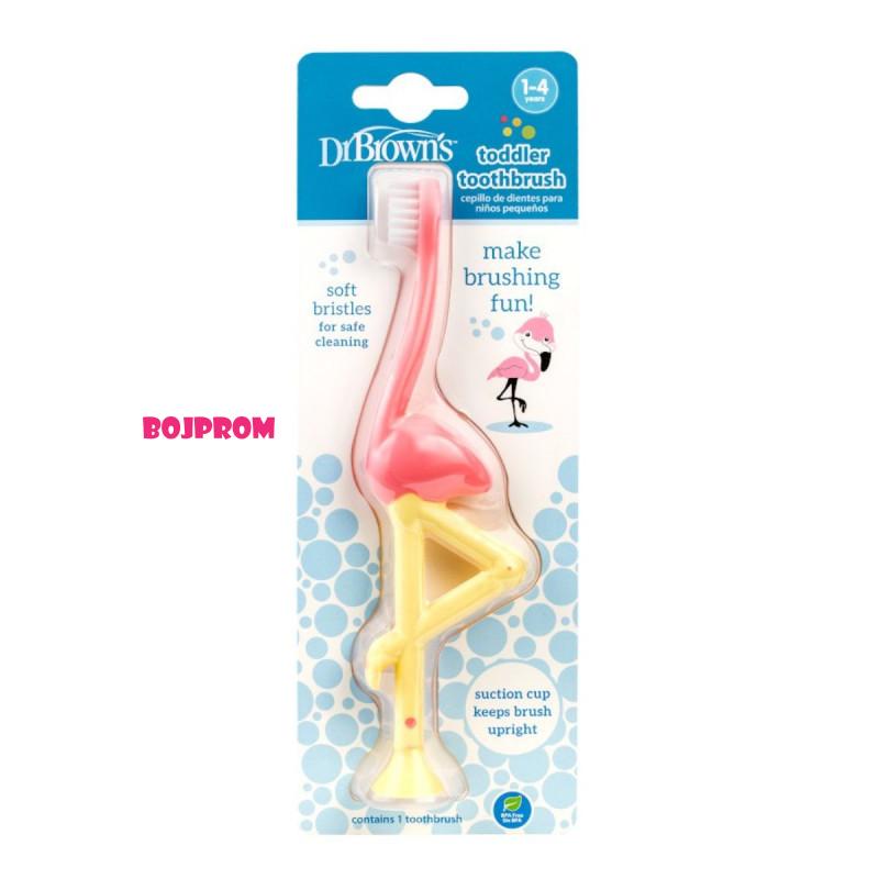 DR_BROWNS CETKICA ZA ZUBE HG058 FLAMINGO 