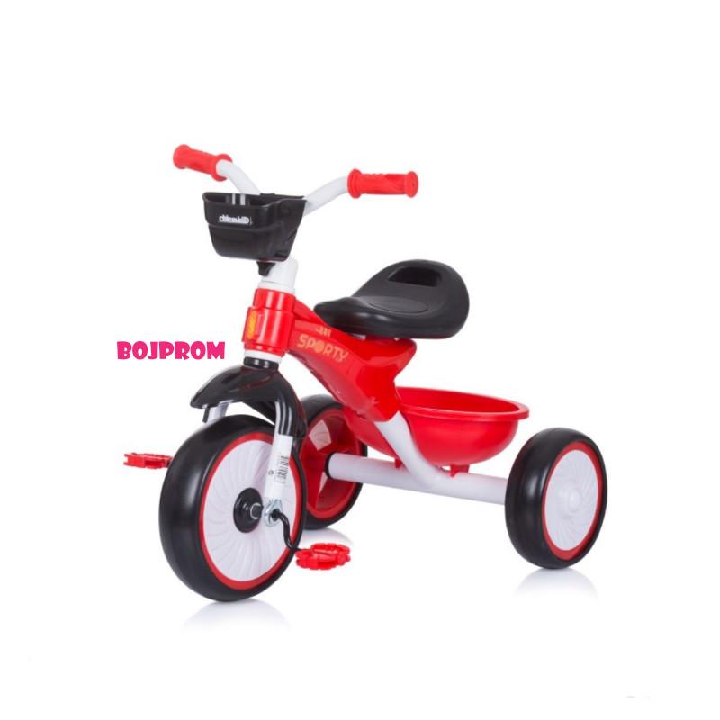 CHIPOLINO TRICIKL SPORTY RED TRKSP0224RE 