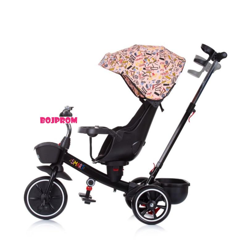 CHIPOLINO TRICIKL SMART PINK TRKSA02205PI 