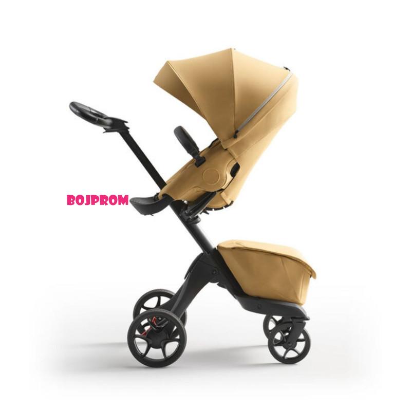 Stokke KOLICA XPLORY GOLDEN YELLOW + KORPA XPLORY GOLDEN YELLOW 