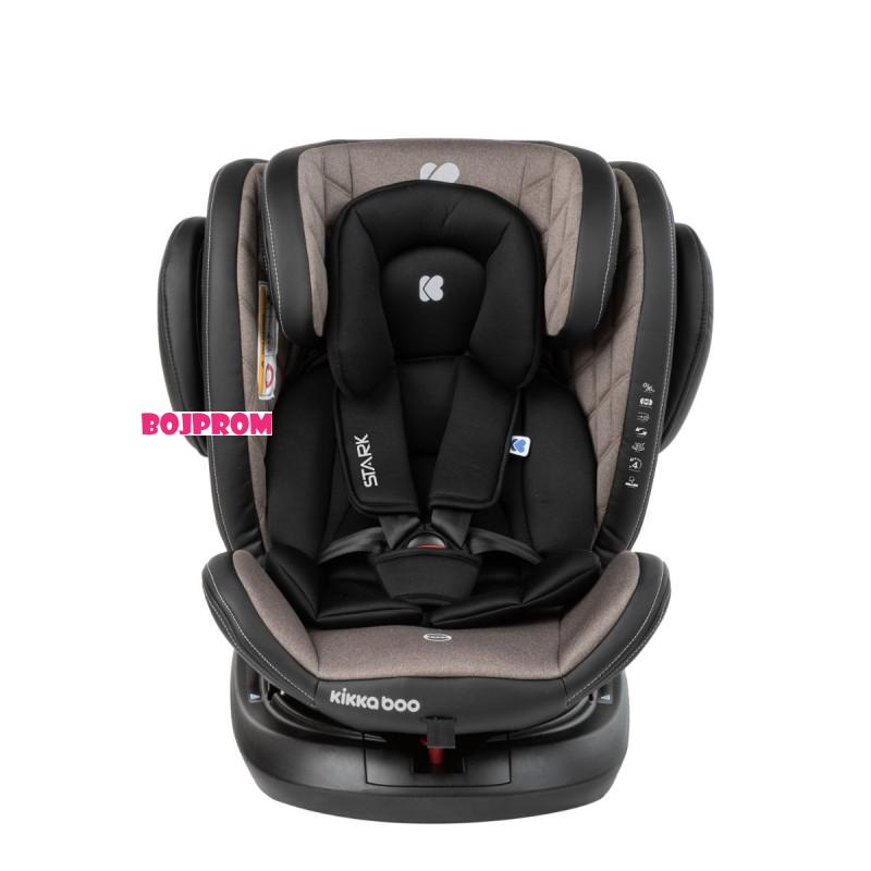 KIKKA BOO AUTOSJEDALICA STARK ISOFIX BLACK 2023 31002070085 