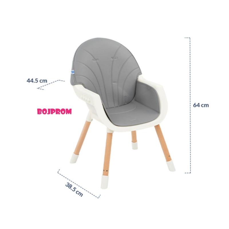 KIKKA BOO STOLICA ZA HRANJENJE NUTRI WOOD BEIGE 31004010118 