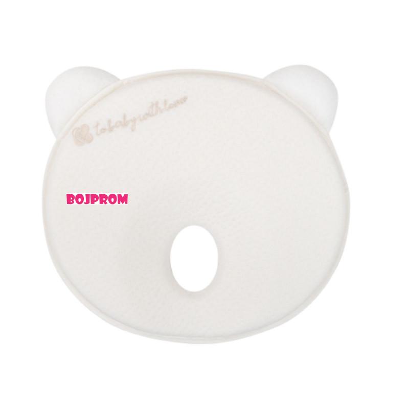 KIKKA BOO ERGONOMSKI JASTUK BEAR AIRKNIT WHITE 31106010126 