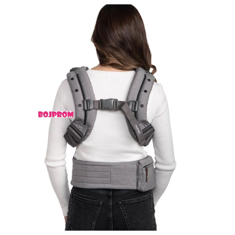 NUNA ERGONOMSKA NOSILJKA ZA BEBE NUNA CUDL SOFTENED FRONT AND BLACK THUNDER 114482-BC13902STH 