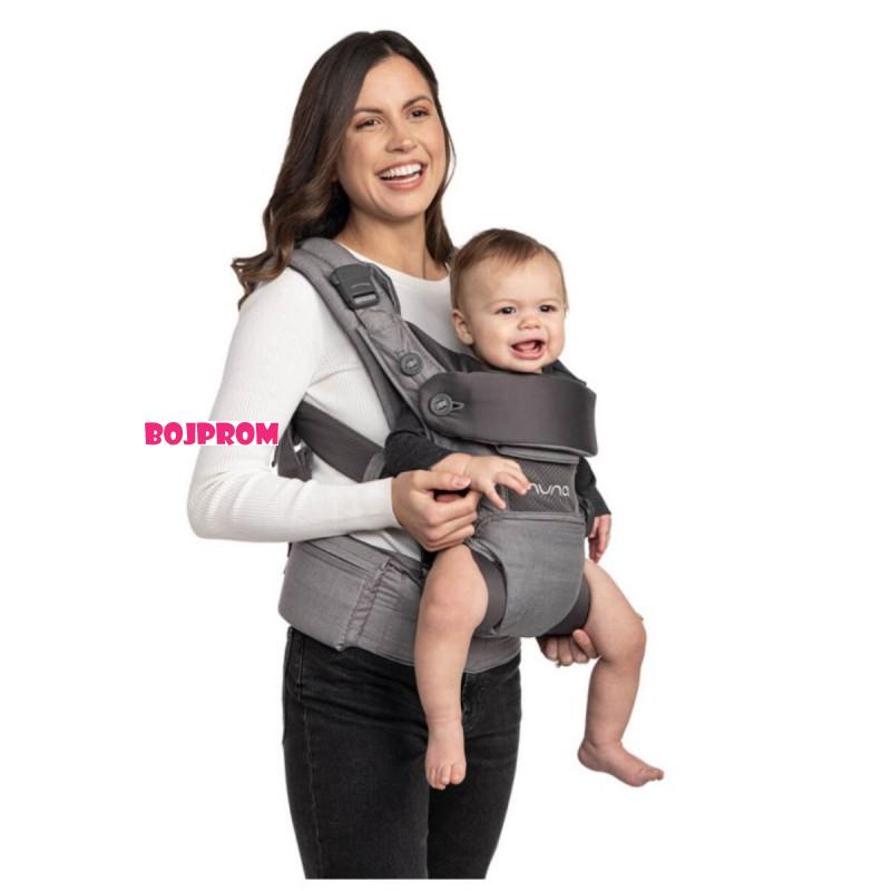 NUNA ERGONOMSKA NOSILJKA ZA BEBE NUNA CUDL SOFTENED FRONT AND BLACK THUNDER 114482-BC13902STH 