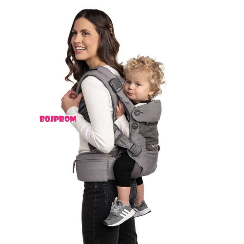 NUNA ERGONOMSKA NOSILJKA ZA BEBE NUNA CUDL SOFTENED FRONT AND BLACK THUNDER 114482-BC13902STH 