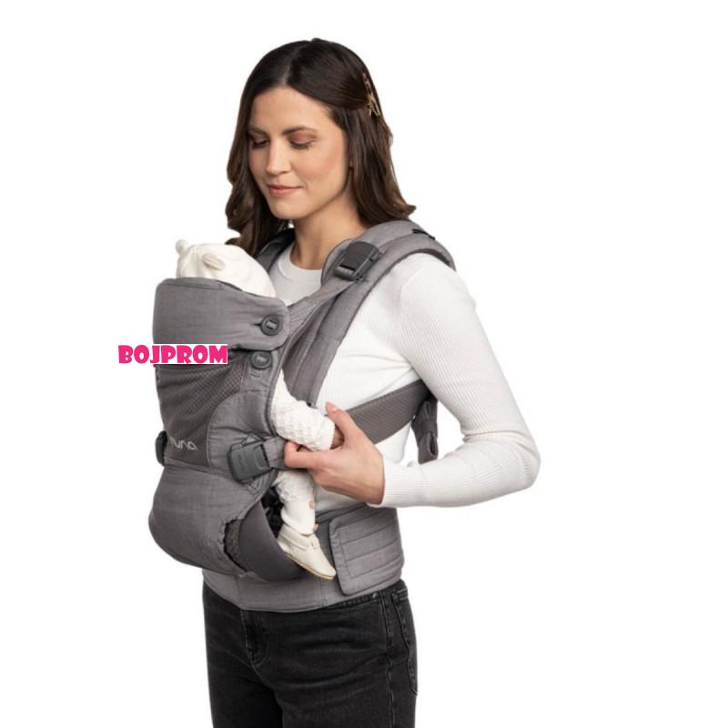 NUNA ERGONOMSKA NOSILJKA ZA BEBE NUNA CUDL SOFTENED FRONT AND BLACK THUNDER 114482-BC13902STH 