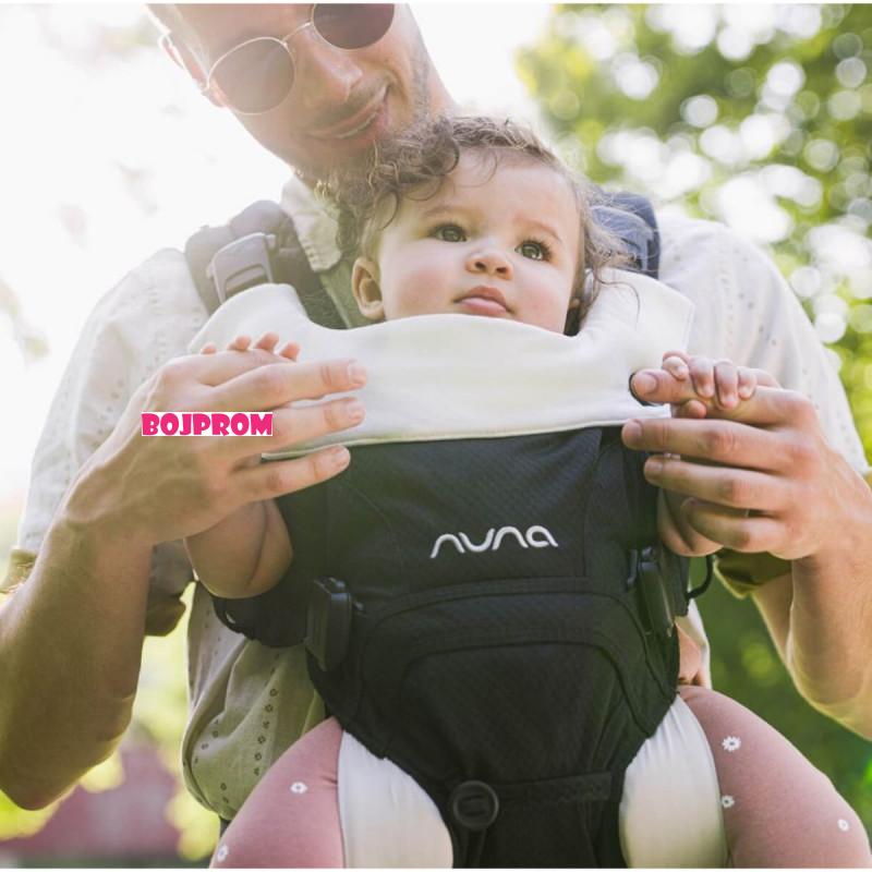 NUNA ERGONOMSKA NOSILJKA ZA BEBE NUNA CUDL CLIK FRONT AND BLACK CAVIAR 131127-BC17200CVR 