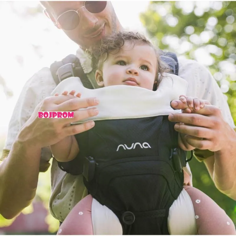 NUNA ERGONOMSKA NOSILJKA ZA BEBE NUNA CUDL CLIK FRONT AND BLACK CAVIAR 131127-BC17200CVR 