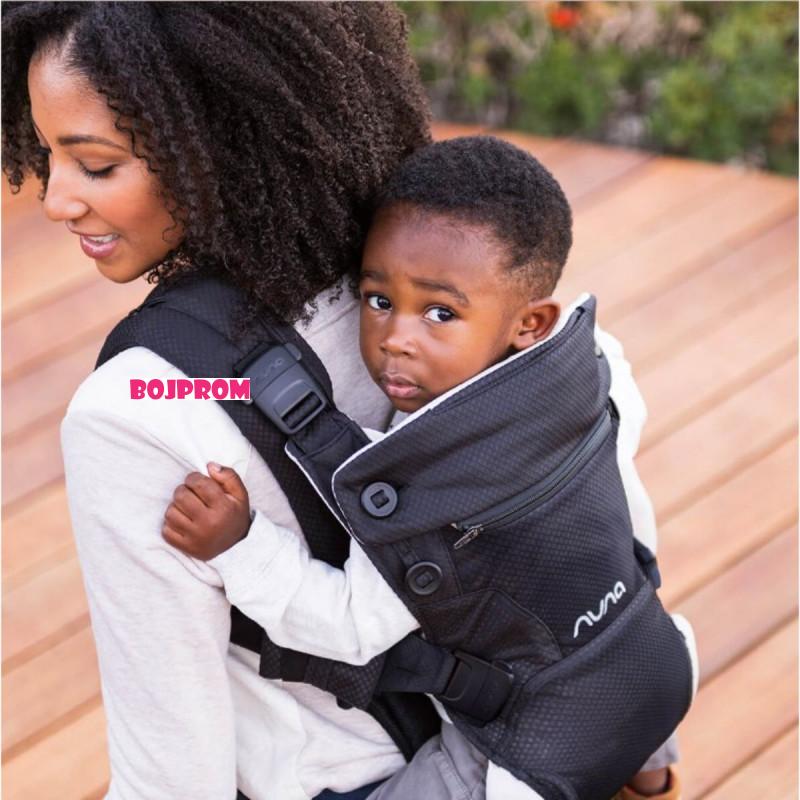 NUNA ERGONOMSKA NOSILJKA ZA BEBE NUNA CUDL CLIK FRONT AND BLACK CAVIAR 131127-BC17200CVR 