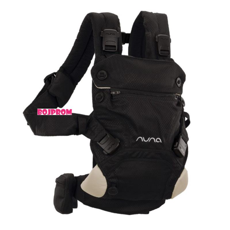 NUNA ERGONOMSKA NOSILJKA ZA BEBE NUNA CUDL CLIK FRONT AND BLACK CAVIAR 131127-BC17200CVR 