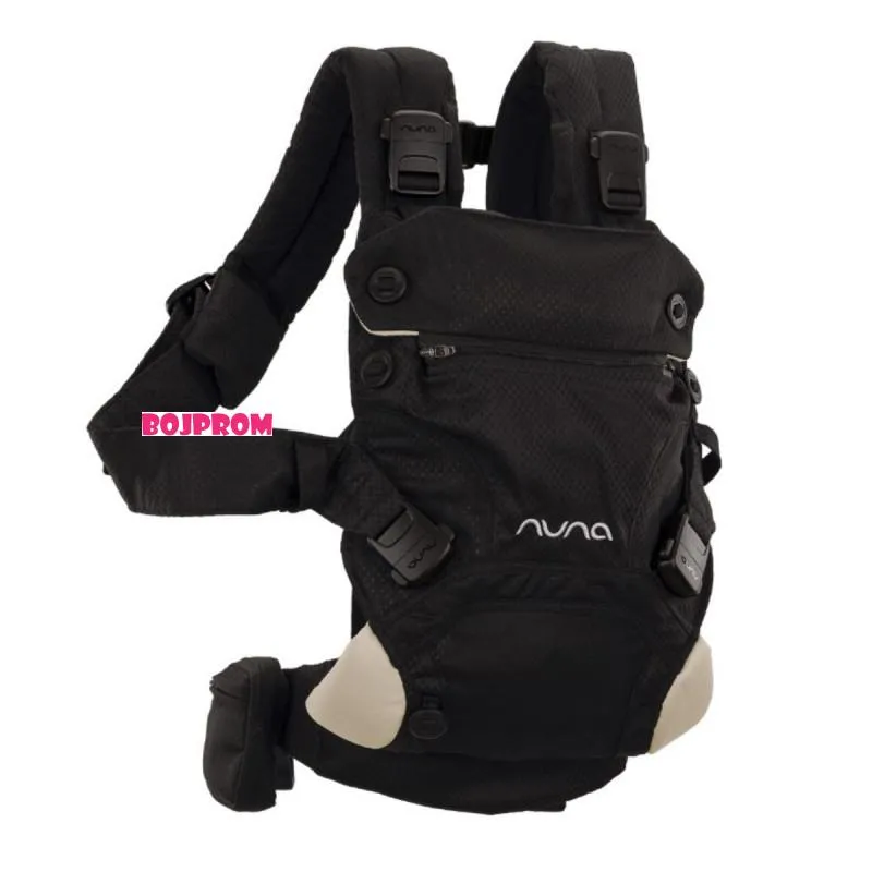 NUNA ERGONOMSKA NOSILJKA ZA BEBE NUNA CUDL CLIK FRONT AND BLACK CAVIAR 131127-BC17200CVR 