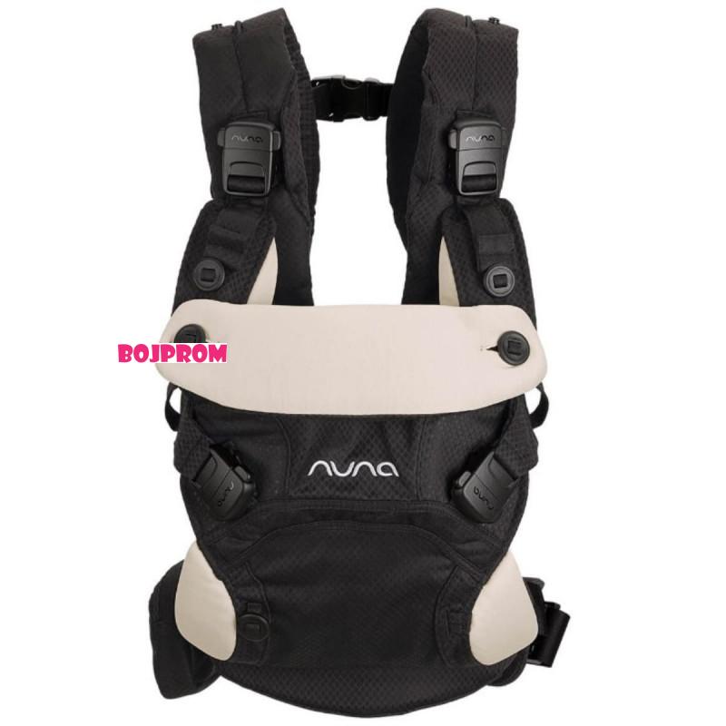 NUNA ERGONOMSKA NOSILJKA ZA BEBE NUNA CUDL CLIK FRONT AND BLACK CAVIAR 131127-BC17200CVR 