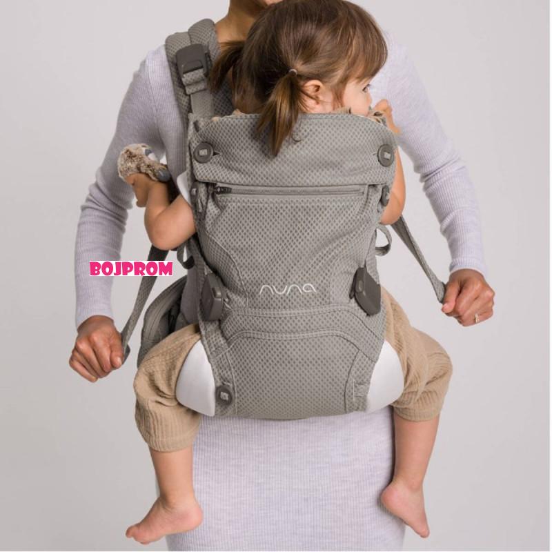 NUNA ERGONOMSKA NOSILJKA ZA BEBE CUDL CLIK  FRONT AND BACK FOG 131129-BC17200FOG 
