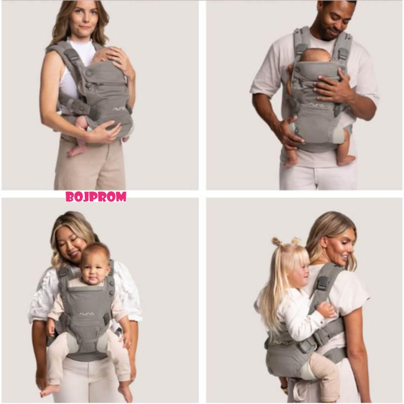 NUNA ERGONOMSKA NOSILJKA ZA BEBE CUDL CLIK  FRONT AND BACK FOG 131129-BC17200FOG 