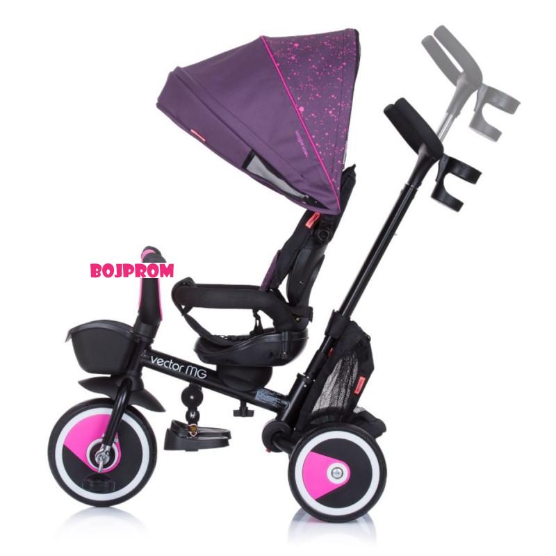 CHIPOLINO TRICIKL VECTOR MG 360 LILAC TRKVEM225LL 