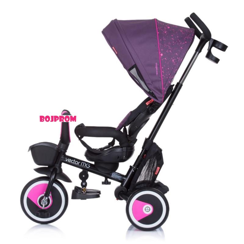 CHIPOLINO TRICIKL VECTOR MG 360 LILAC TRKVEM225LL 