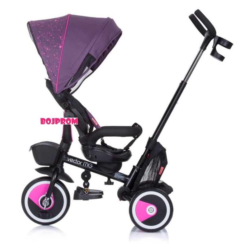 CHIPOLINO TRICIKL VECTOR MG 360 LILAC TRKVEM225LL 