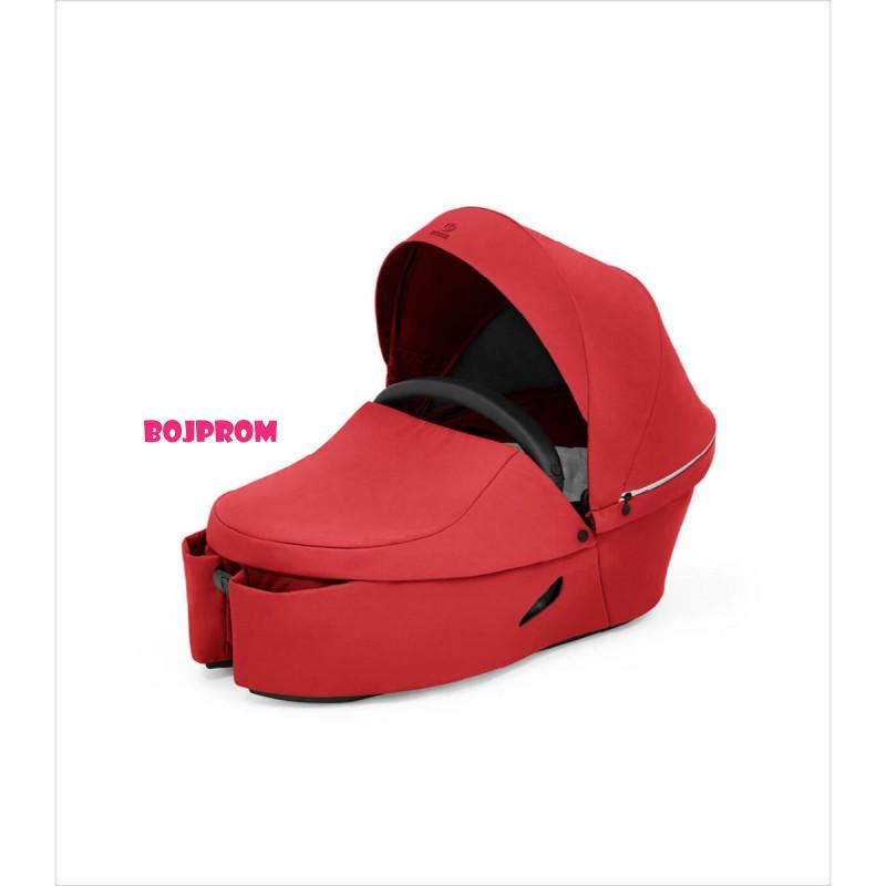 Stokke XPLORY KOLICA X RUBY RED + KORPA XPLORY RUBY RED 