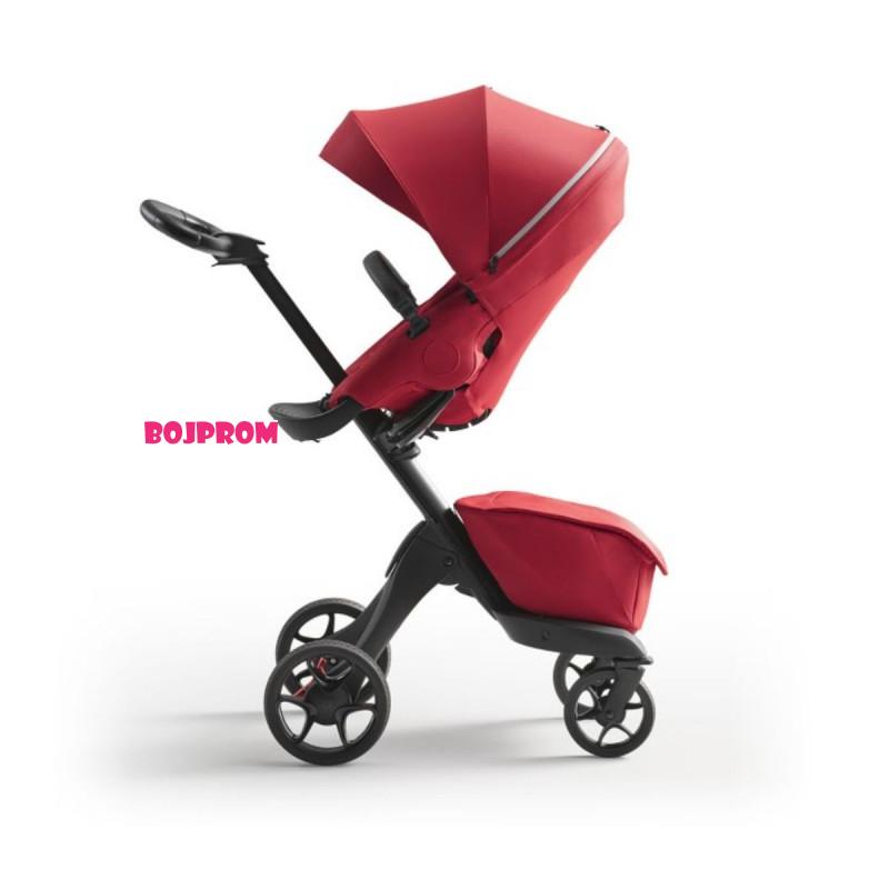 Stokke XPLORY KOLICA X RUBY RED + KORPA XPLORY RUBY RED 
