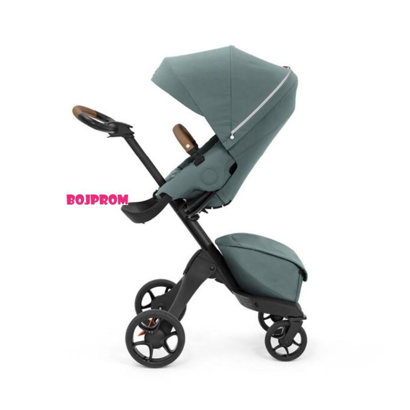 Stokke XPLORY KOLICA X COOL TEAL + KORPA XPLORY COOL TEAL 