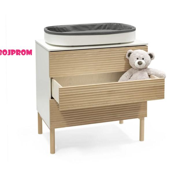 Stokke SLEEPI NATURAL KOMODA + PODLOGA ZA PRESVLAČENJE 