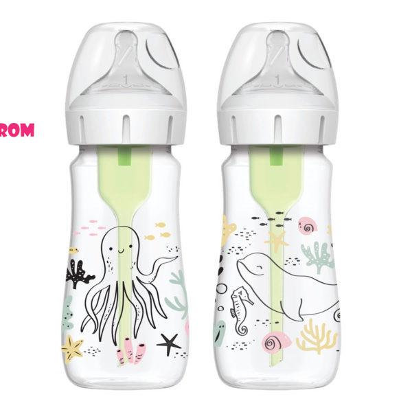 DR_BROWNS PLASTICNA WIDE NECK FLASICA 270ML WB92028 2 U PAKOVANJU OKEAN 