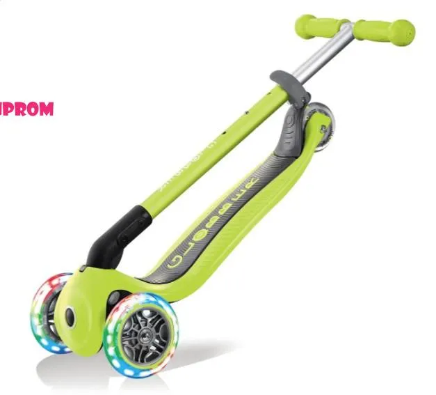GLOBBER TROTINET/ROMOBIL PRIMO LIGHTS LIME GREEN 432-106-2 