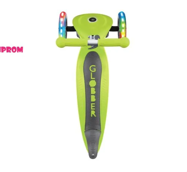 GLOBBER TROTINET/ROMOBIL PRIMO LIGHTS LIME GREEN 432-106-2 