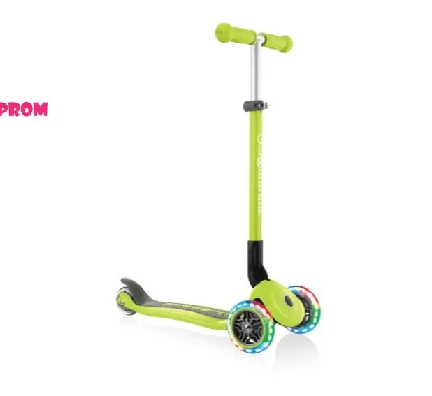GLOBBER TROTINET/ROMOBIL PRIMO LIGHTS LIME GREEN 432-106-2 