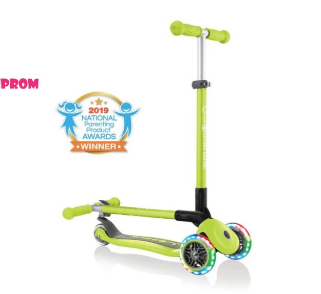 GLOBBER TROTINET I GURALICA PRIMO LIGHTS LIME GREEN 432-106-2 