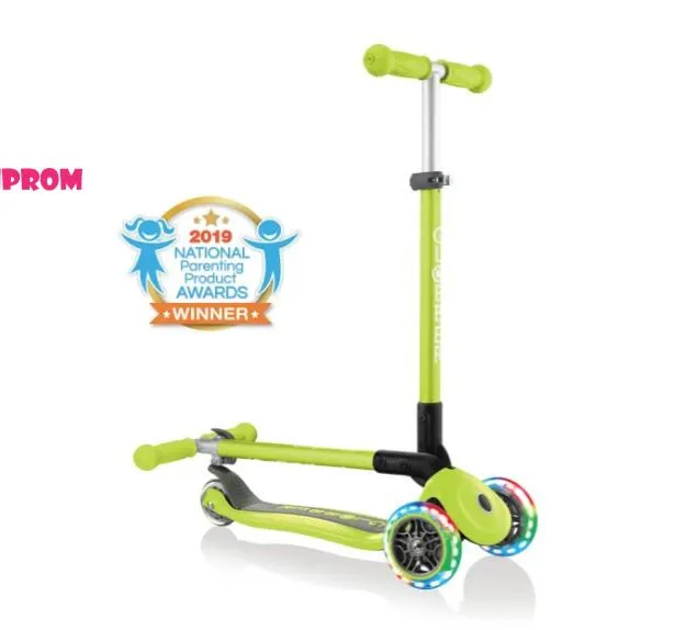 GLOBBER TROTINET/ROMOBIL PRIMO LIGHTS LIME GREEN 432-106-2 