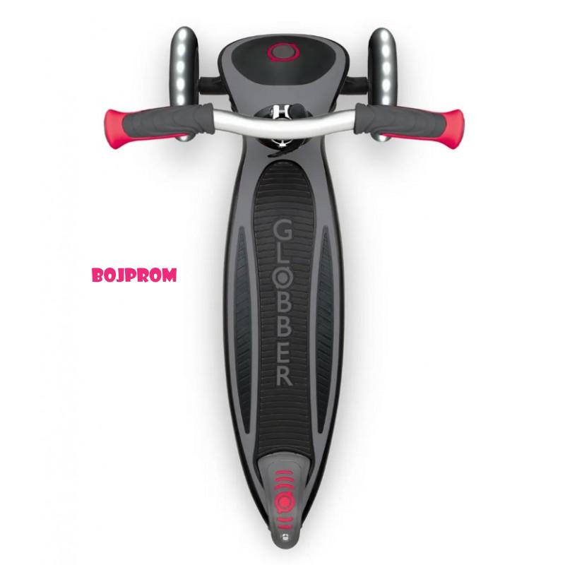 GLOBBER TROTINET MASTER LIGHTS BLACK RED 662-120-2 