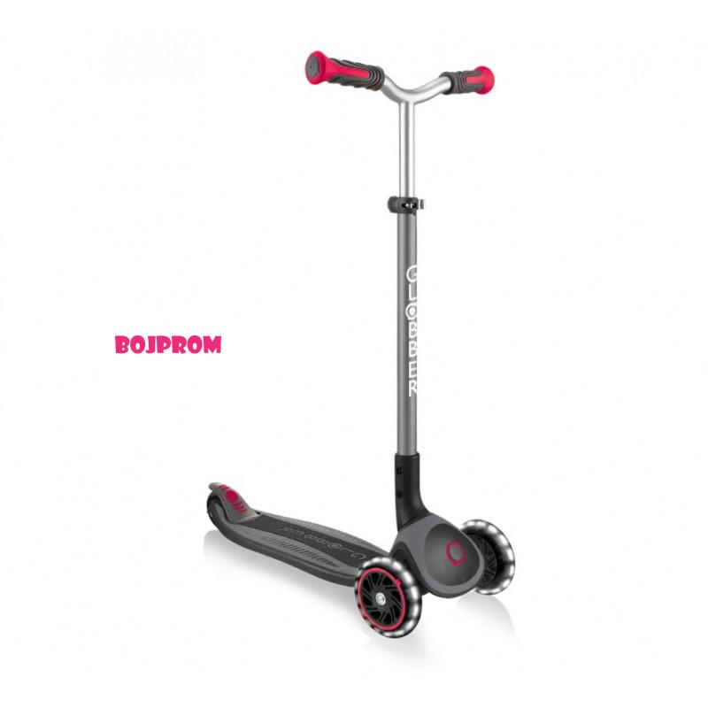 GLOBBER TROTINET MASTER LIGHTS BLACK RED 662-120-2 