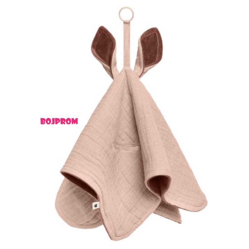 BIBS IGRACKA DEKICA BLUSH MUSLIN/WOODCHUCK PLUSH 9405244 