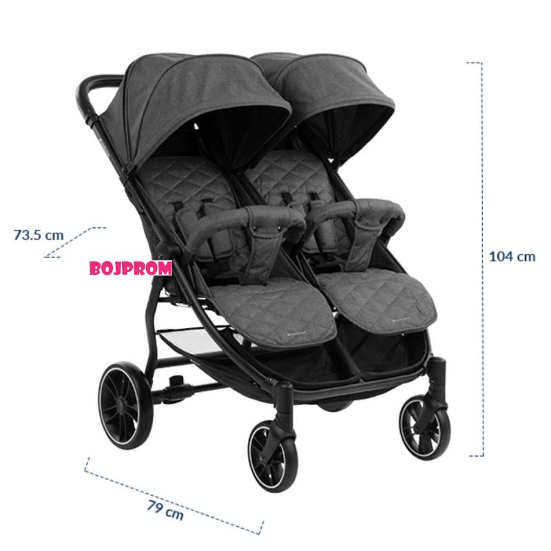 KIKKA BOO KOLICA HAPPY 2 DARK GREY 2023 31001040010 