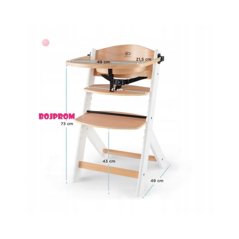 KINDERKRAFT KINDERKRAFT HRANILICA ENOCK+UMETAK WHITE 3773 