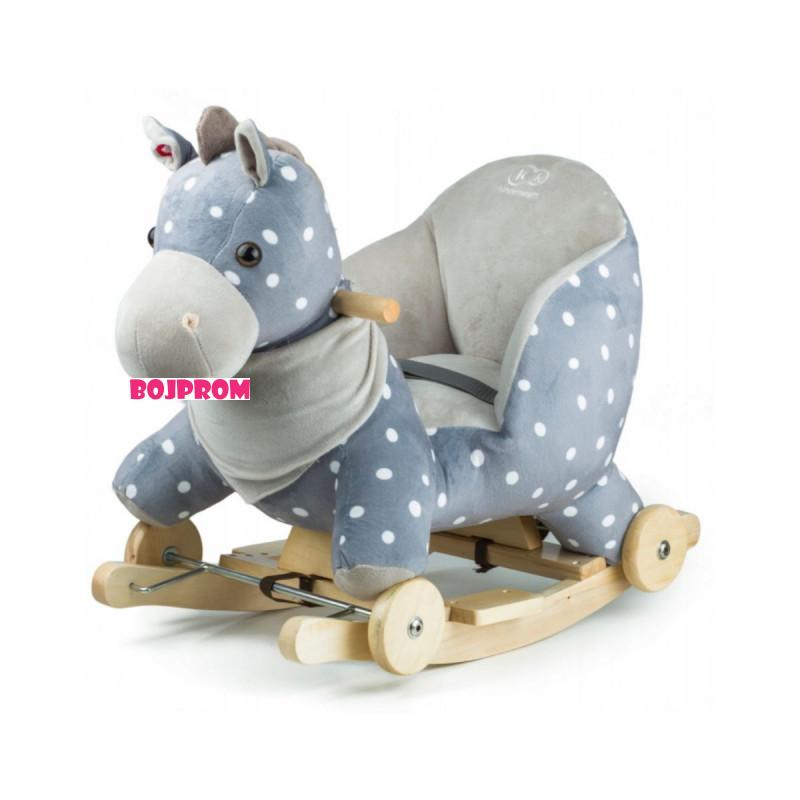KINDERKRAFT KINDERKRAFT KONJIC NA LJULJANJE GREY 29188 