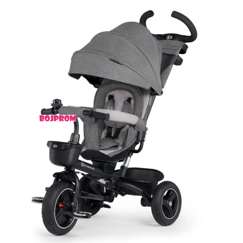KINDERKRAFT TRICIKL SPINSTEP GREY 31775 