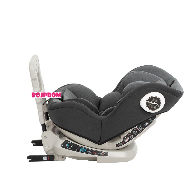 KIKKA BOO AUTOSJEDALICA TWISTER ISOFIX BLACK 2020 31002060054 