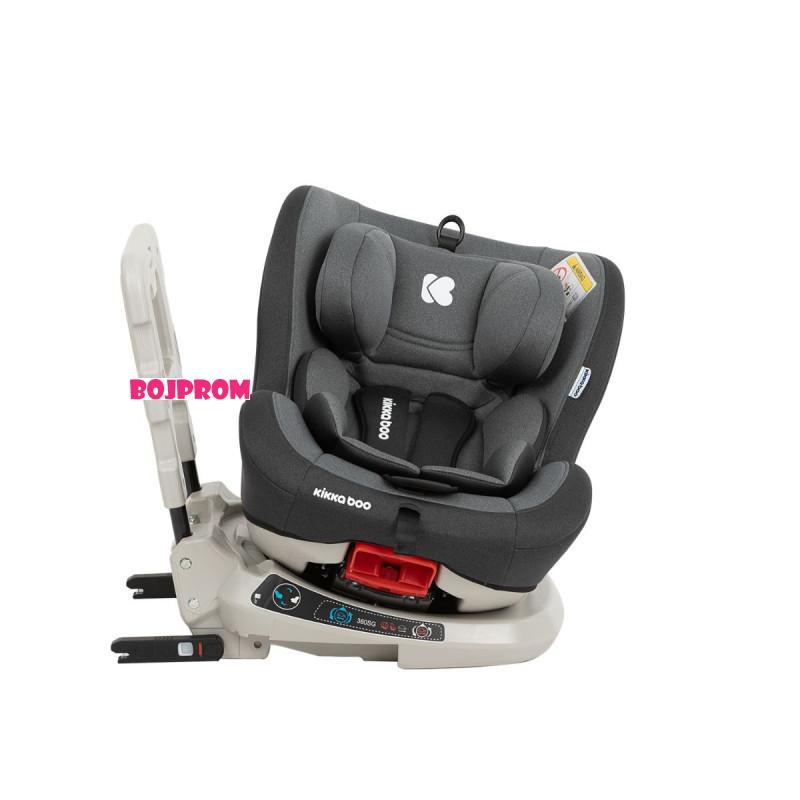 KIKKA BOO AUTOSJEDALICA TWISTER ISOFIX BLACK 2020 31002060054 