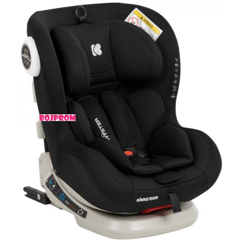 KIKKA BOO AUTOSJEDALICA TWISTER ISOFIX BLACK 2020 31002060054 